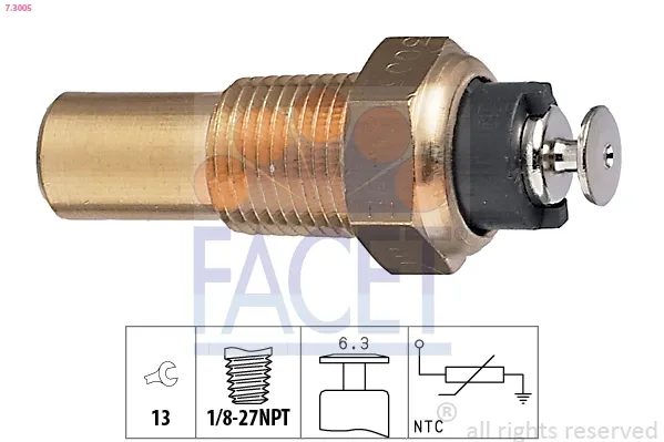 Sensor temperatura refrigerante General Motors 90510850 precio, desde