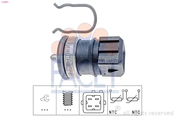 Sensor de temperatura 73251 Facet