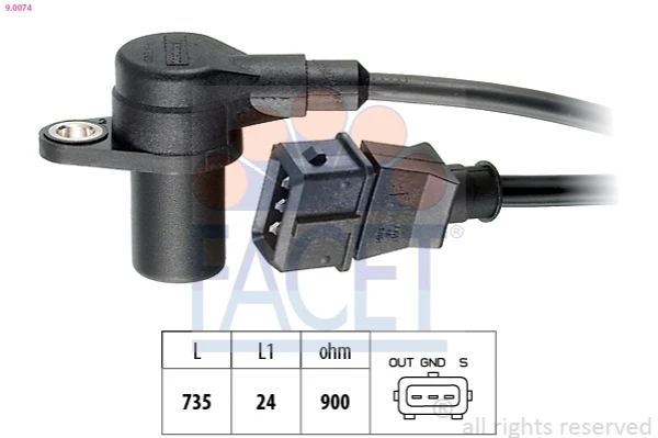 Sensor ckp Hyundai Terracan HP