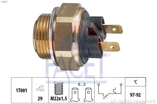 Sensor de temperatura 75111 Facet