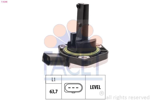 Sensor de nivel de aceite del motor Skoda Fabia 2 (5J5, 545)