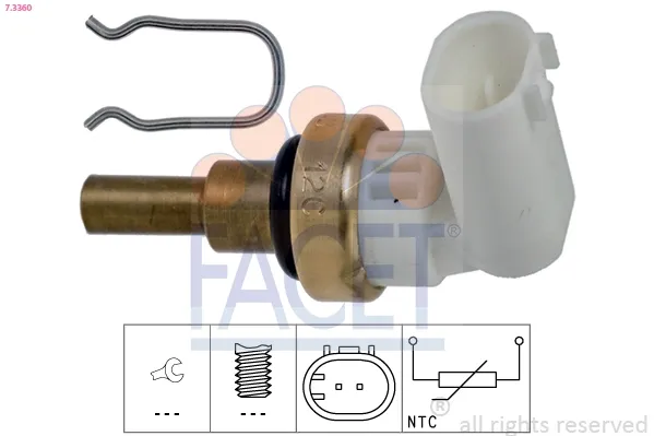 Sensor de temperatura 73360 Facet