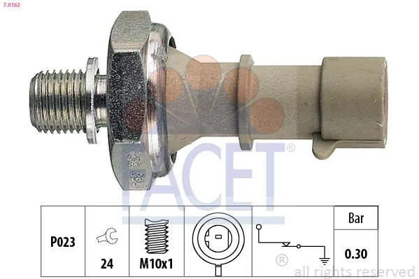 Sensor de presión de aceite 70162 Facet