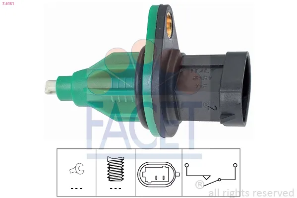 Sensor de marcha atrás 76151 Facet