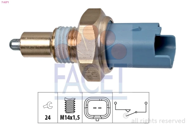5090817 Autotechteile interruptor, piloto de marcha atrás