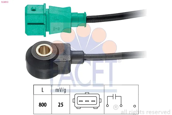 Sensor de detonacion 93013 Facet