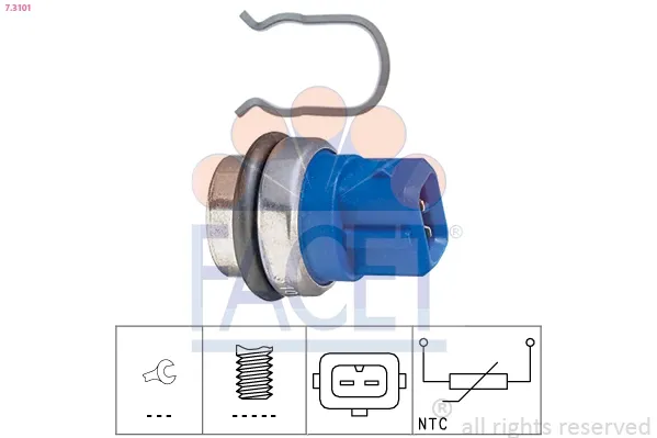 Sensor de temperatura 73101 Facet