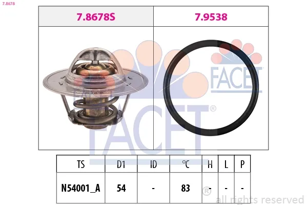Termostato 78678 Facet