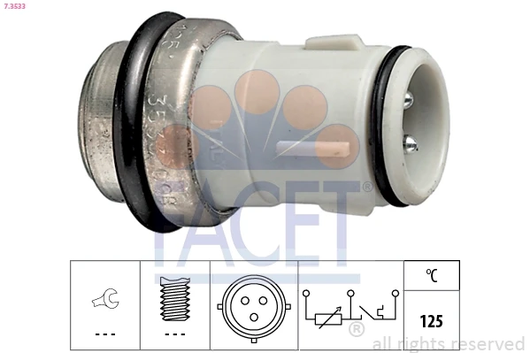 Sensor de temperatura del refrigerante 101027LU5 Hans Pries (Topran)