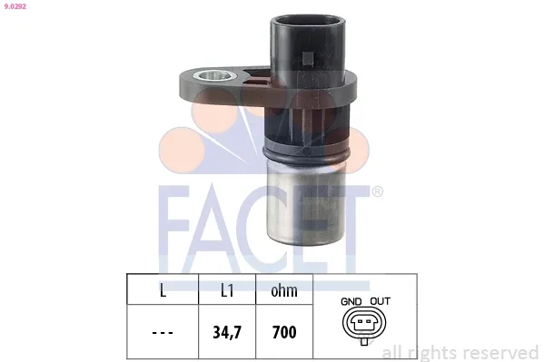 Sensor de cigüeñal 213970 General Motors