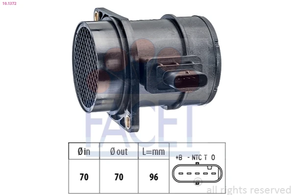 101372 Facet sensor de flujo de aire/medidor de flujo (flujo de aire masibo)