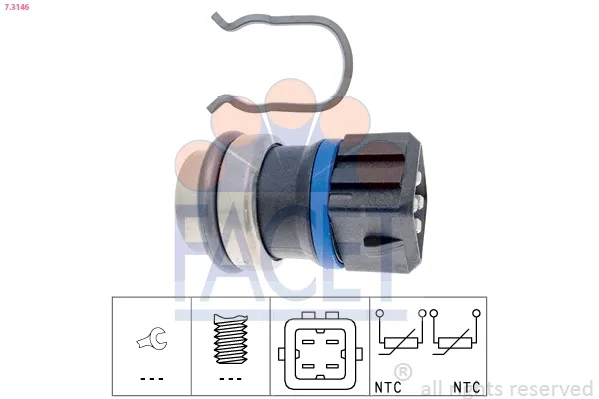 Sensor de temperatura 73146 Facet