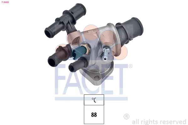Caja de termostato 78405 Facet