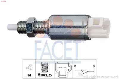 Interruptor de embrague FACET 71258