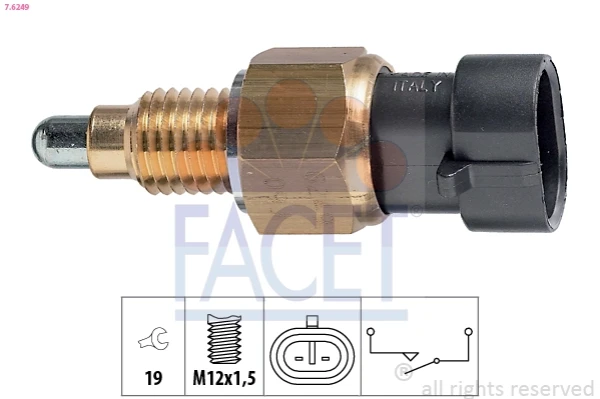 Interruptor, piloto de marcha atrás Opel Astra H TWINTOP (L67)