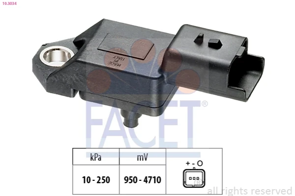 Sensor De Presion Del Colector De Admision Ford Focus 2 (DA, FFS, DS)