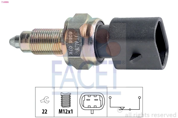 Interruptor, piloto de marcha atrás Fiat Croma 1 (154)