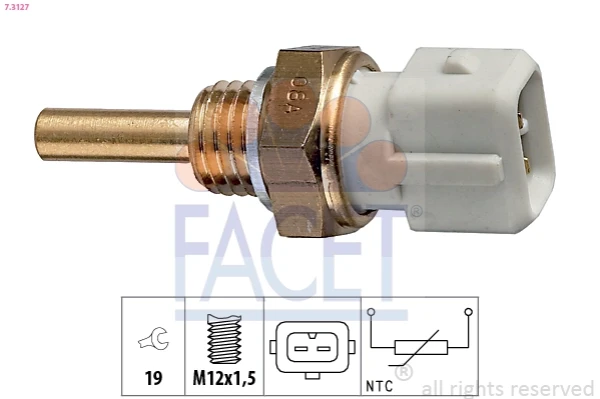 Sensor de temperatura del refrigerante Nissan Patrol (W260)