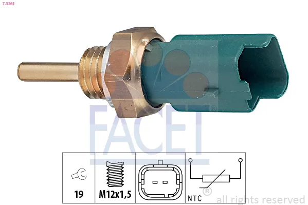 Sensor de temperatura 73261 Facet