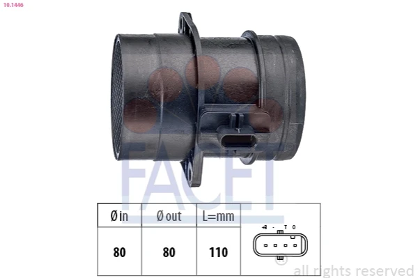 Sensor De Flujo De Aire/Medidor De Flujo (Flujo de Aire Masibo) Volkswagen Golf 6 (AJ5)