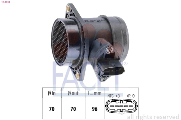 Sensor De Flujo De Aire/Medidor De Flujo (Flujo de Aire Masibo) Lada PRIORA (2170)