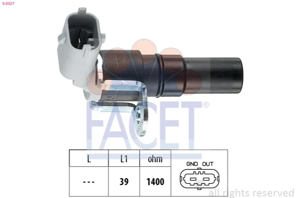 9.0327 Facet sensor de posición del cigüeñal