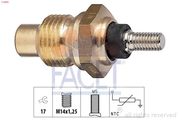 Sensor de temperatura 73003 Facet