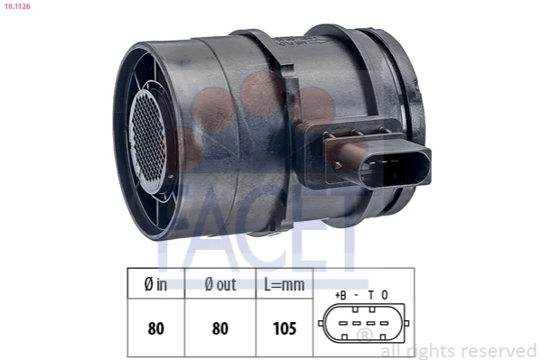 Sensor MAF на BMW 7 (E65, E66, E67)