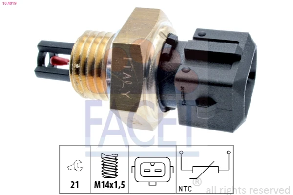 Sensor, temperatura del aire de admisión Hyundai Trajet (FO)
