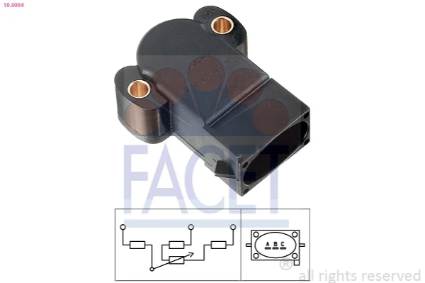 Sensor, posición mariposa Ford Fiesta 3 (GFJ)