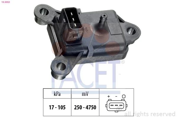 103003 Facet sensor de presion del colector de admision