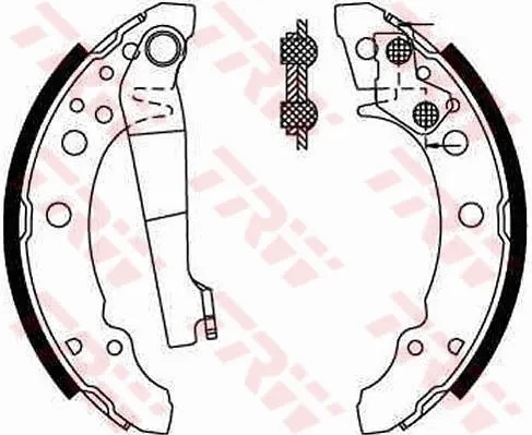 Zapatas de freno GS8166 TRW