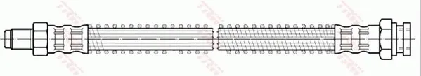 Latiguillos de freno delantero PHB383 TRW