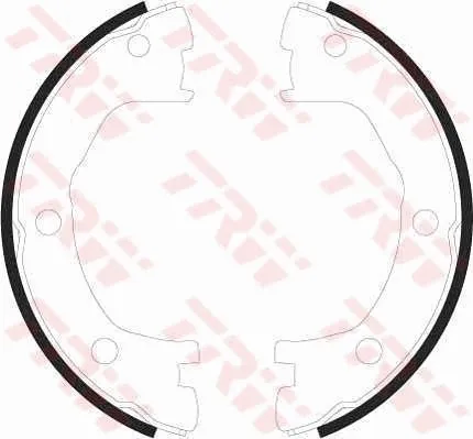 Zapatas de freno GS8440 TRW