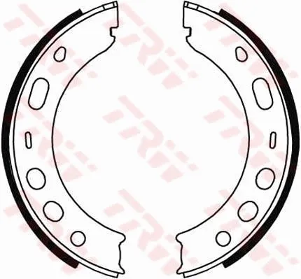 Zapatas de freno de mano GS8706 TRW