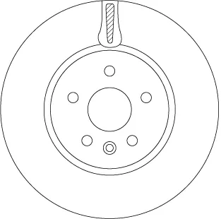 Disco de freno DF6820 TRW