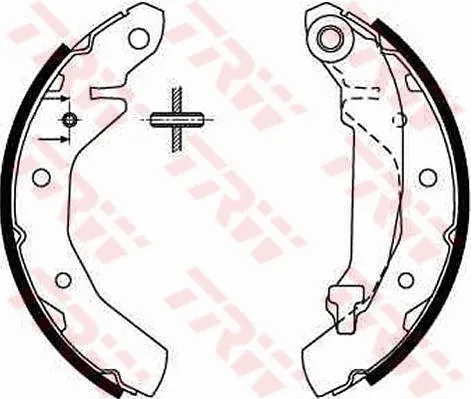 Zapatas de freno GS8645 TRW