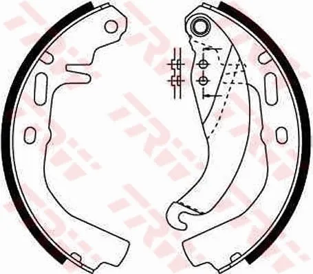Zapatas de freno GS6186 TRW