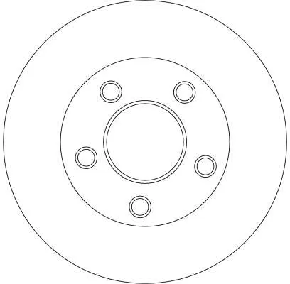 Disco de freno trasero Renault Trafic 2 FL