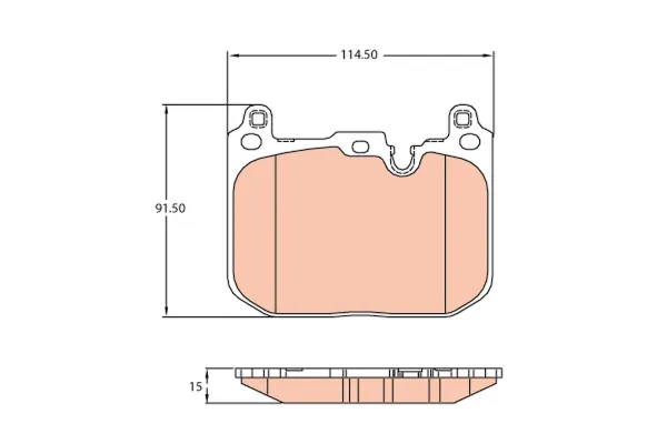 Pastillas de freno GDB2137 TRW