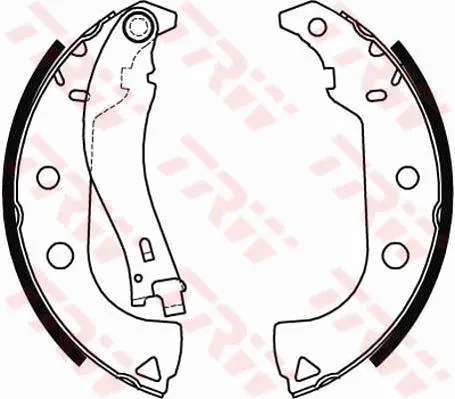 Zapatas de freno 0007081832 Fiat/Alfa/Lancia