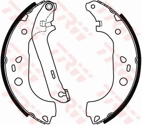 Zapatas de freno GS8471 TRW