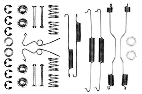 Kit de montaje de zapatas de freno traseras Ford Transit III