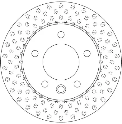 Disco de freno DF6194S TRW