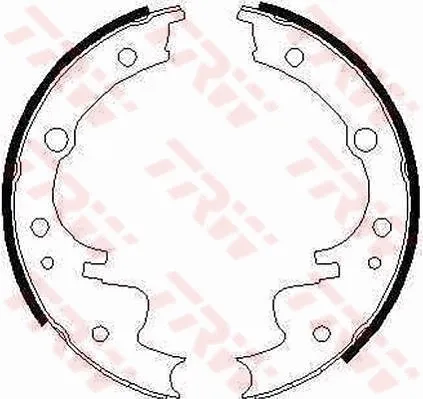 Zapatas de freno GS6220 TRW