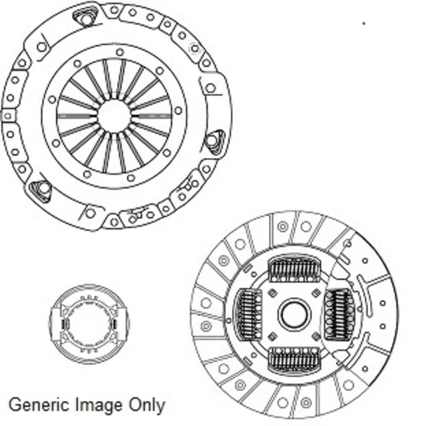 CK9788 National kit de embrague (3 partes)