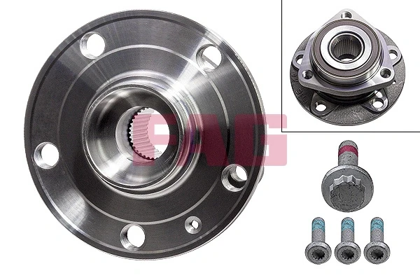 Cubo de rueda delantero 1K0498621 VAG