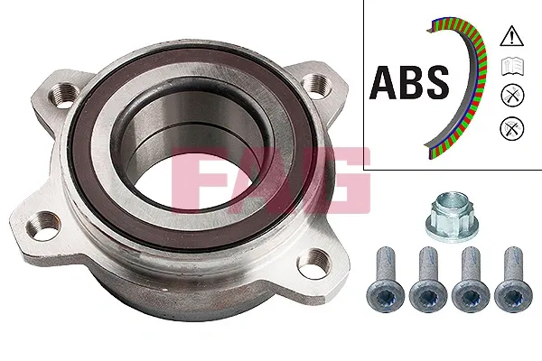 Cojinete de cubo delantero/trasero 713612300 FAG
