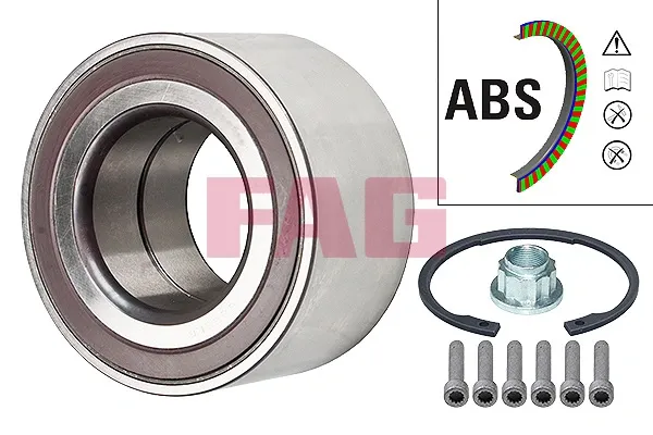 Cojinete de cubo delantero/trasero 713610630 FAG