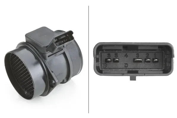Caudalímetro 8ET009142321 HELLA